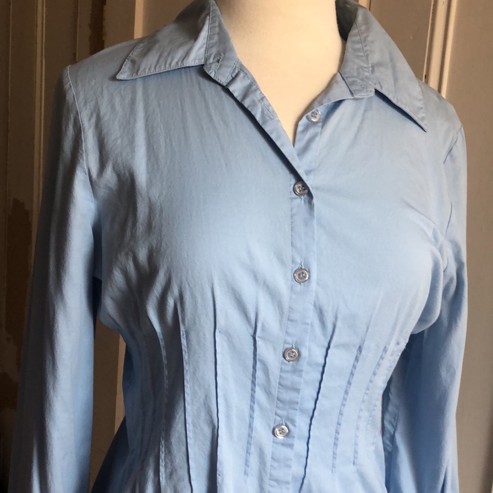 Blue dress shirt
